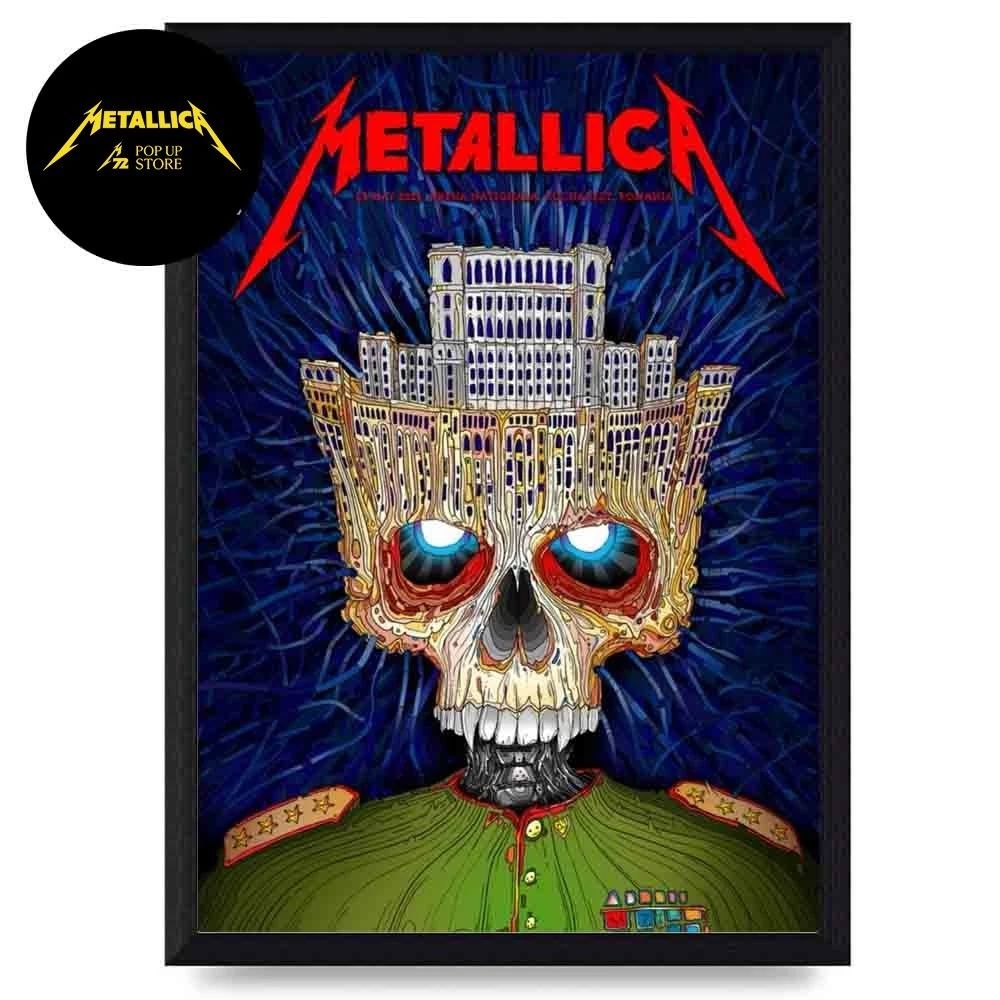 Metallica Bucharest 2026 Romania National Arena May 13th Exclusively Limited Edition Popup Home Decor Poster Canvas