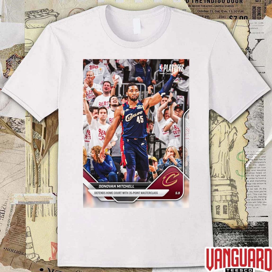 Donovan Mitchell Defends Home Court With 35-Point Masterclass – 2025-26 NBA Topps NOW t-shirt