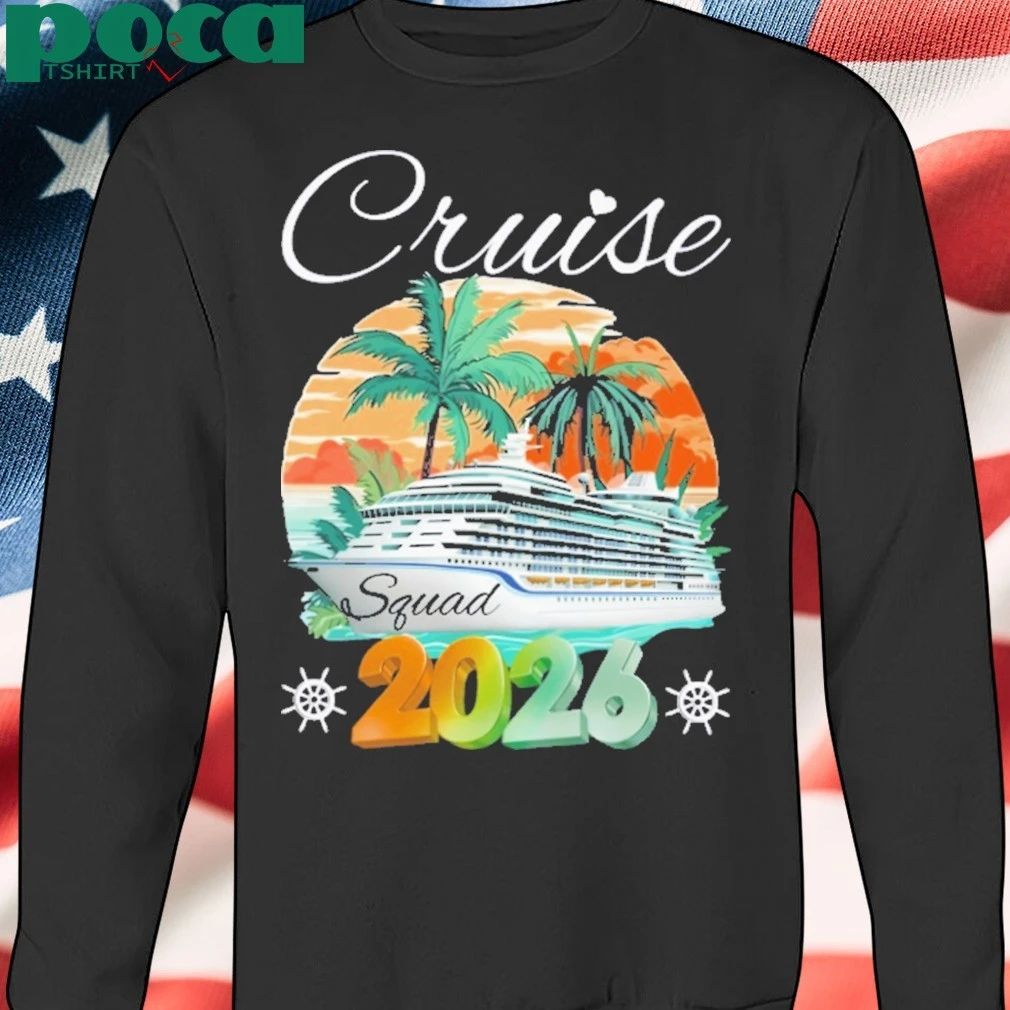 Cruise Squad 2026 Family Vacation Beach Matching Groupe Shirt