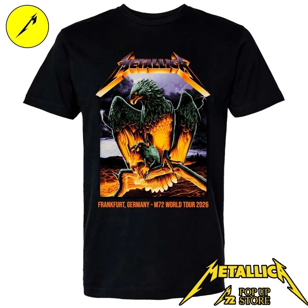 Metallica M72 Frankfurt Night 2 The Eagle T-Shirt – Deutsche Bank Park, Germany – May 24, 2026
