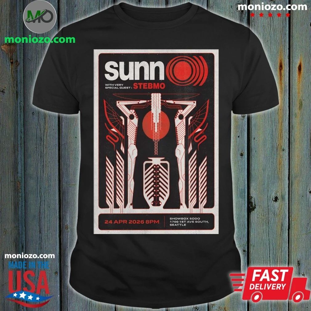 Original SUNN O))) 4 24 2026 Seattle WA Poster Shirt