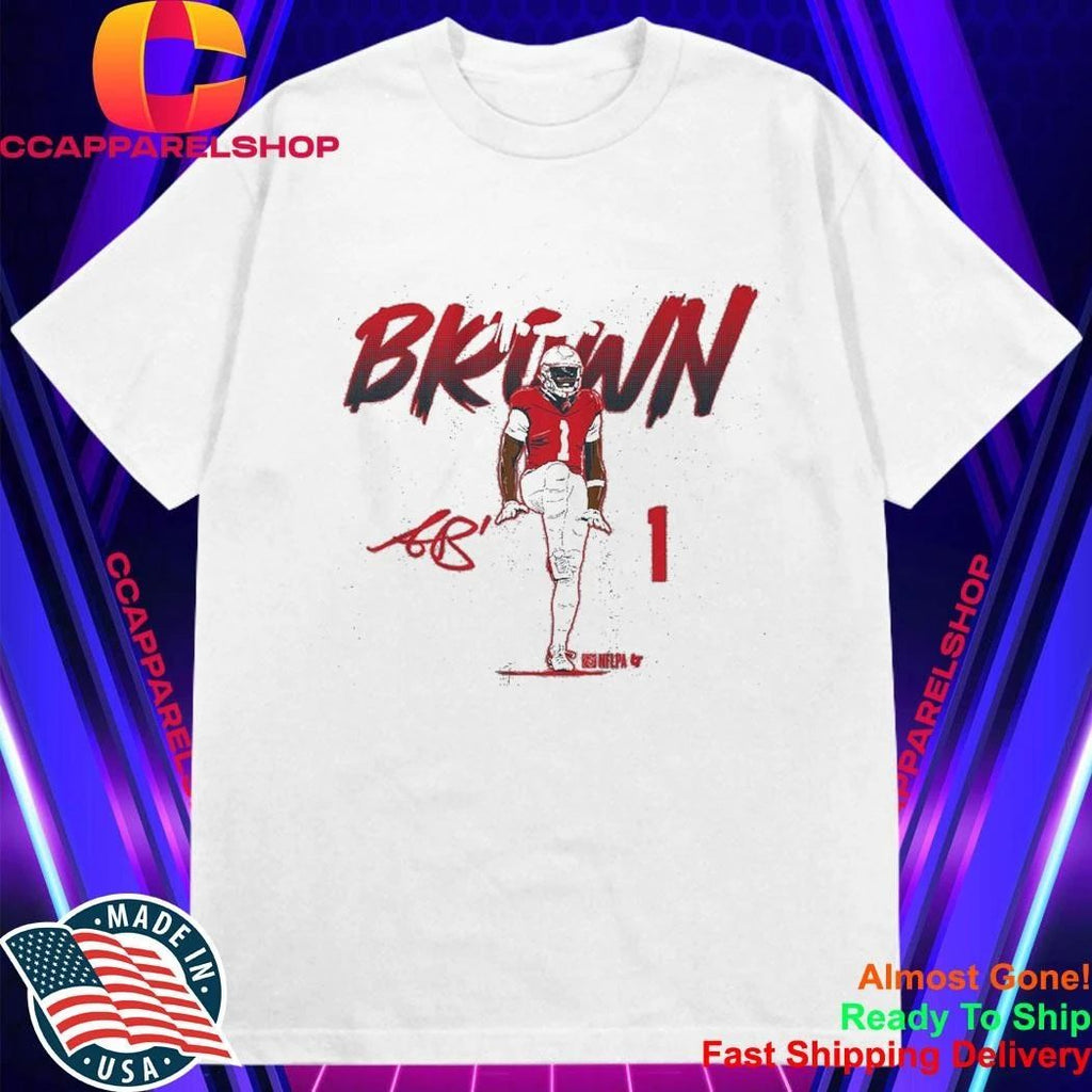 A.J. Brown Name Number Pose Shirt