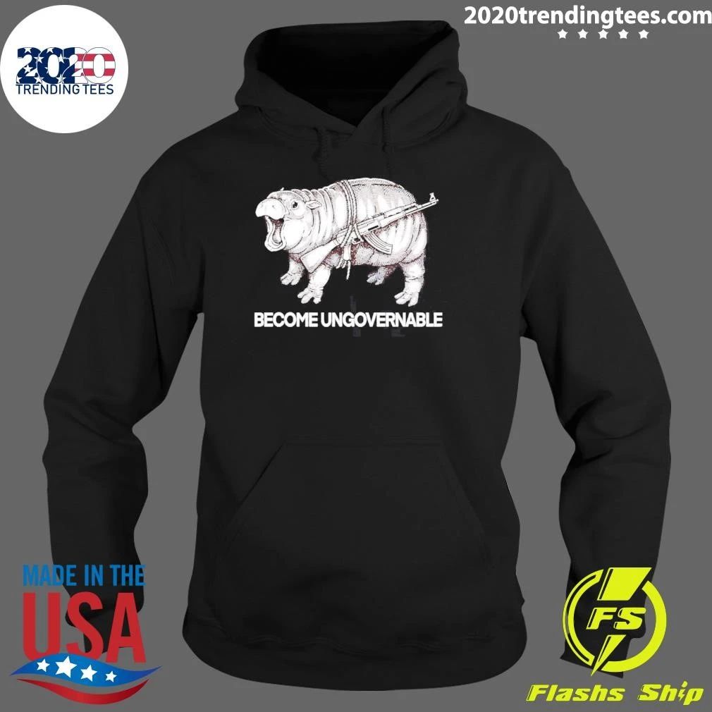 Moo Deng Become Ungovernable Pygmy Hippo Shirt