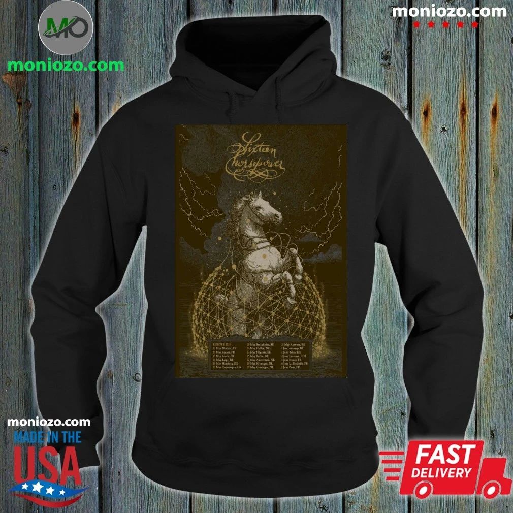 Original Sixteen Horsepower 2026 EU Tour Poster Shirt