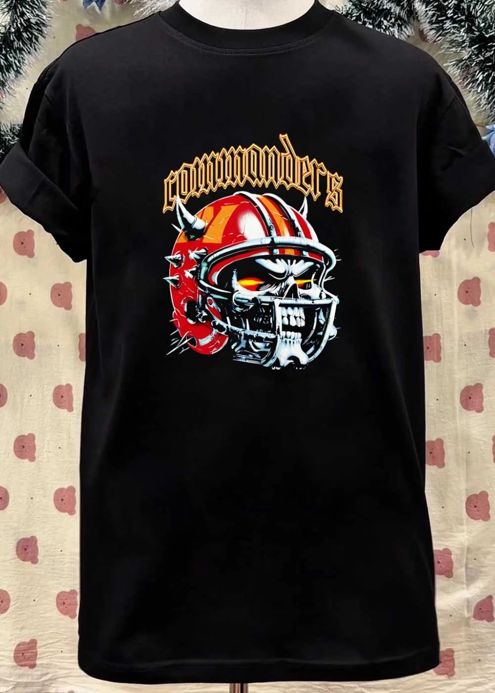 Commanders Skull Helmet T-Shirt