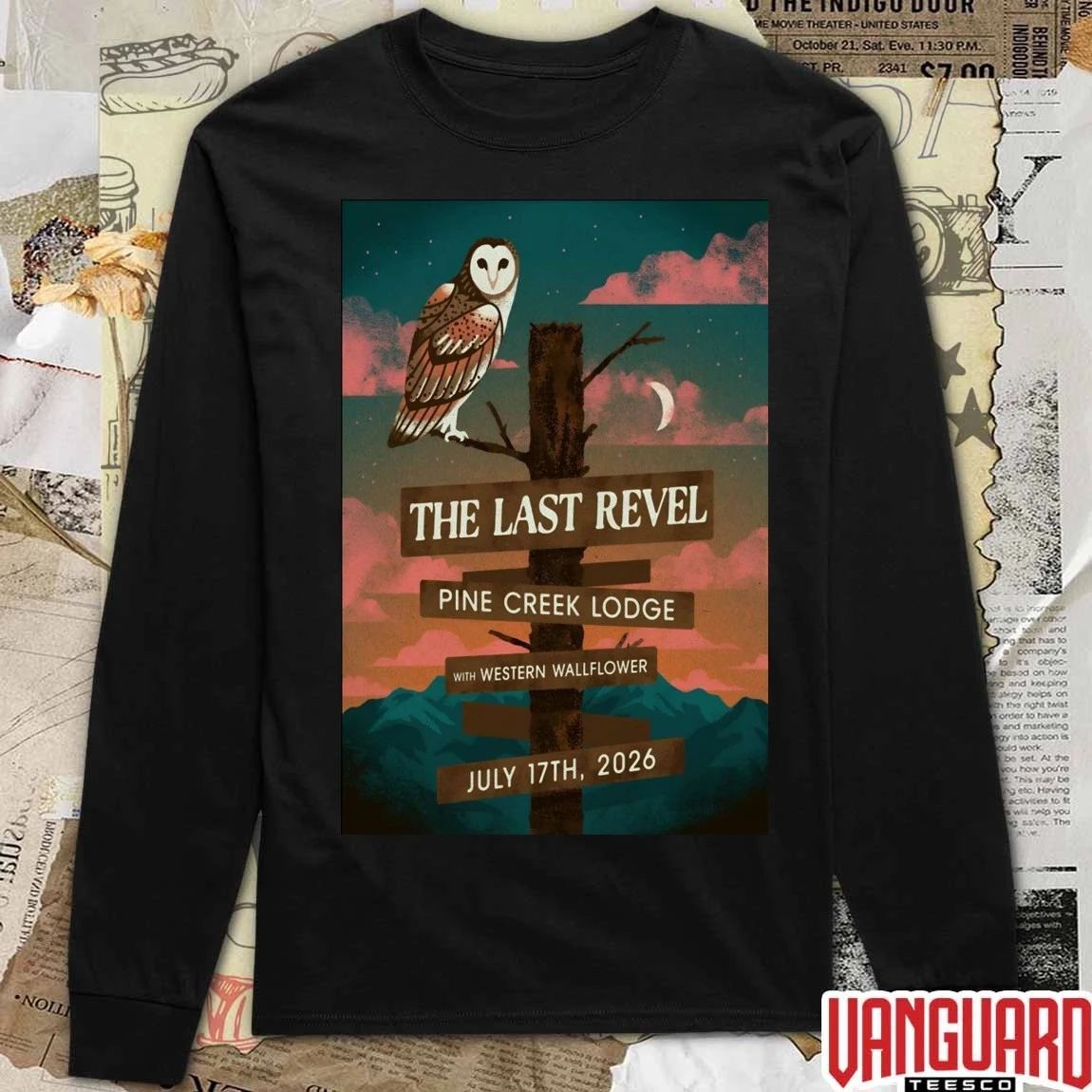The Last Revel Pine Creek Lodge In Livingston MT On July 17 2026 Event Poster t-shirt