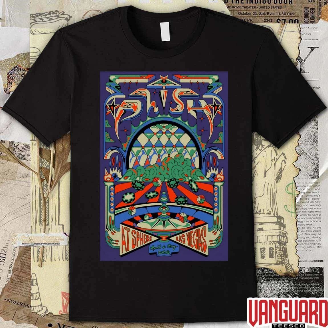 Phish Sphere Las Vegas April May 2026 Shows Poster t-shirt