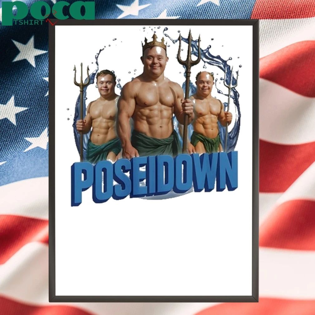 Poseidown Down Syndrome Trident shirt