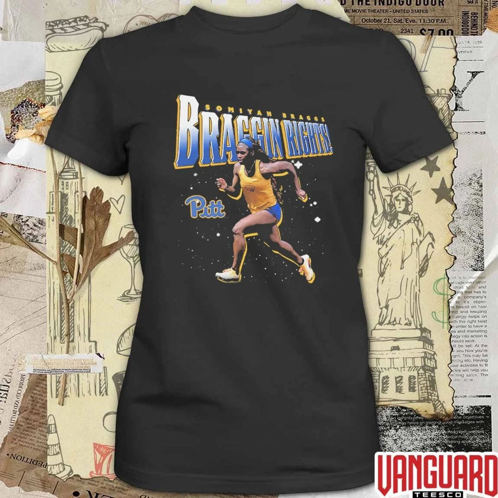 Somiyah Braggs Braggin Rights Pitt Panthers Graphic t-shirt