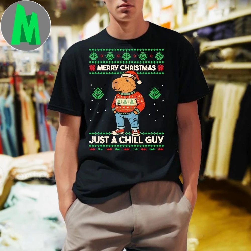 Capy This Is My Christmas Capybara Cappy Holidays Xmas Capy Shirt