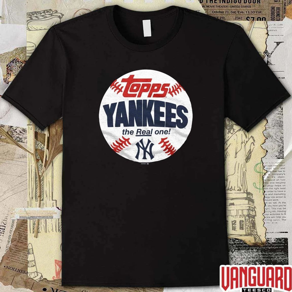 New York Yankees MLB 2026 x Topps Baseball The Real One t-shirt