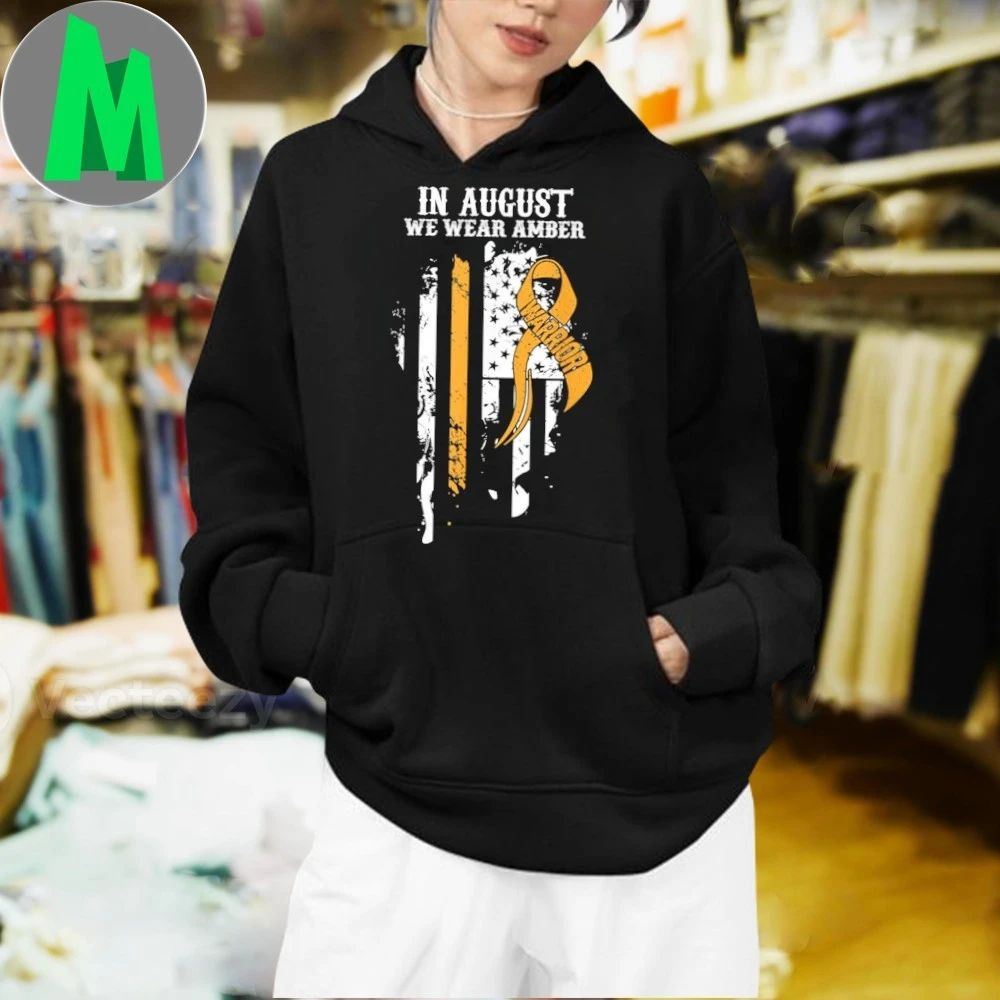 August – Appendix Cancer Awareness Supporter Ribbon Shirt