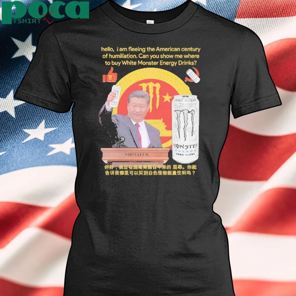 Hello, i am fleeing the American century of humiliation. Can you show me where to buy White Energy Drinks Shirt