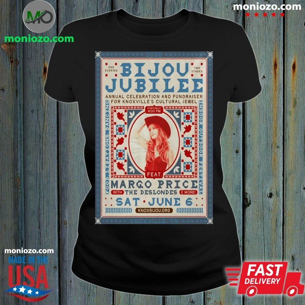 Original Margo Price Bijou Theatre In Knoxville TN June 6 2026 Poster Shirt