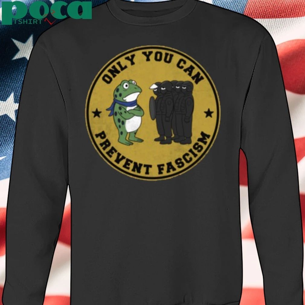 Portland Frog 2025 Only You Can Prevent Fascism Vintage T-shirt