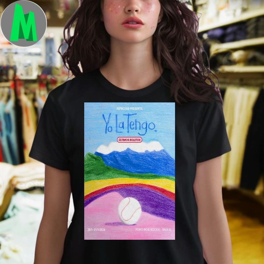 Original Buff Yo La Tengo Event Mexico Jan 20-21 2026 Poster Shirt