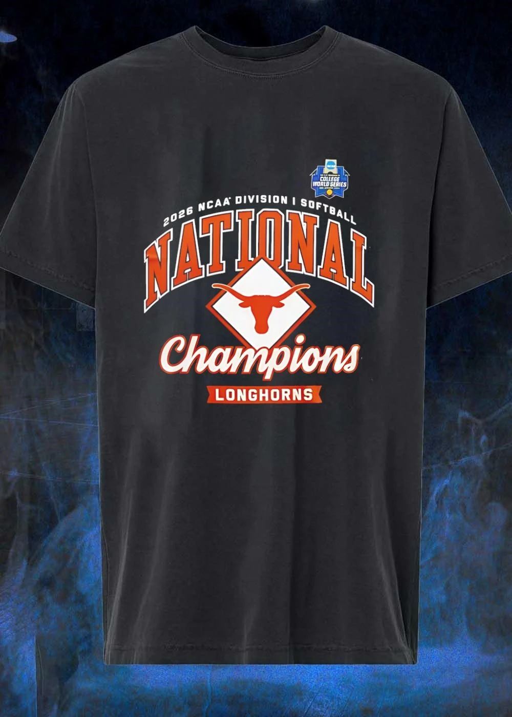 Texas Longhorns Black 2026 NCAA Softball National Champions Locker Room shirt