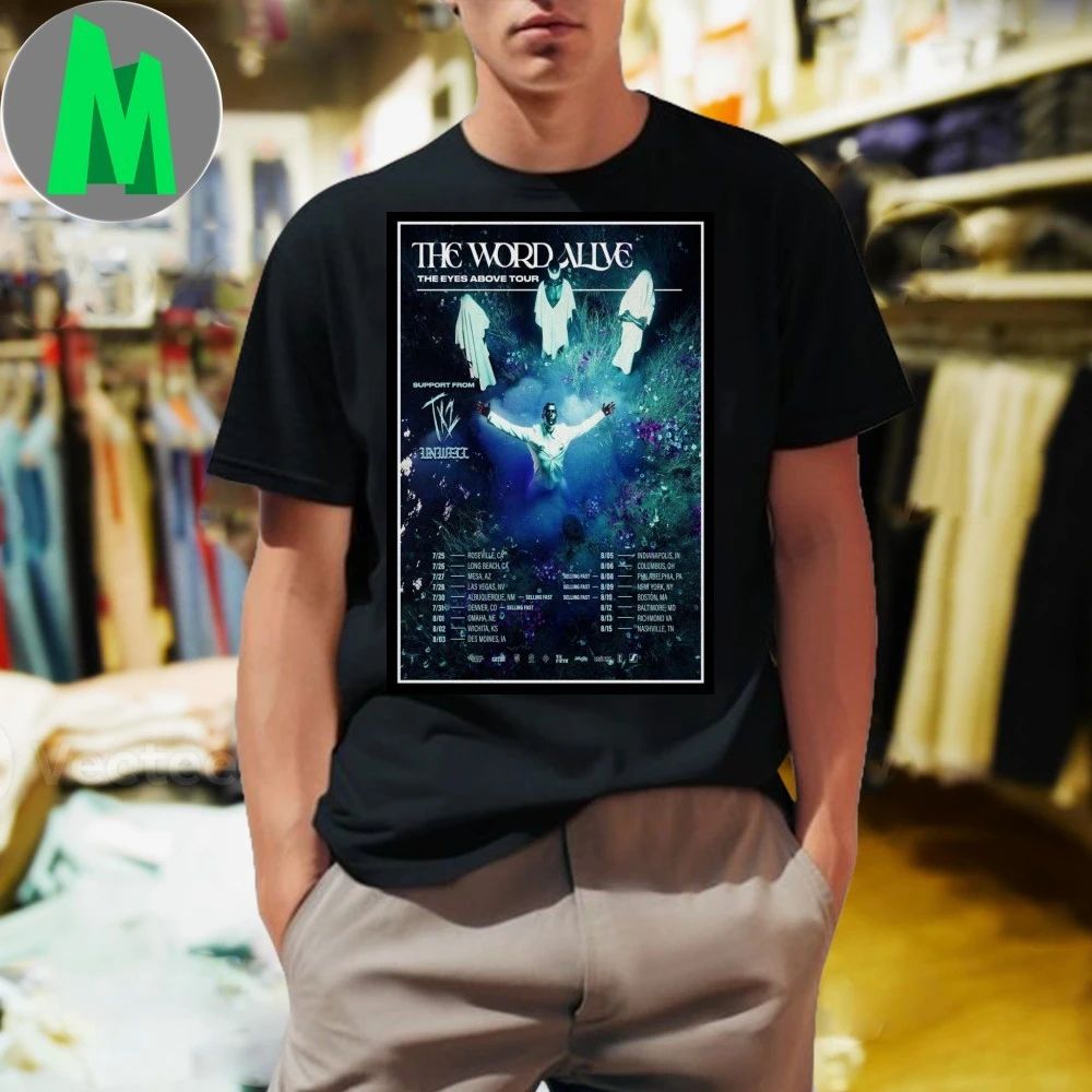 Tour 2025 The Word Alive Poster Shirt
