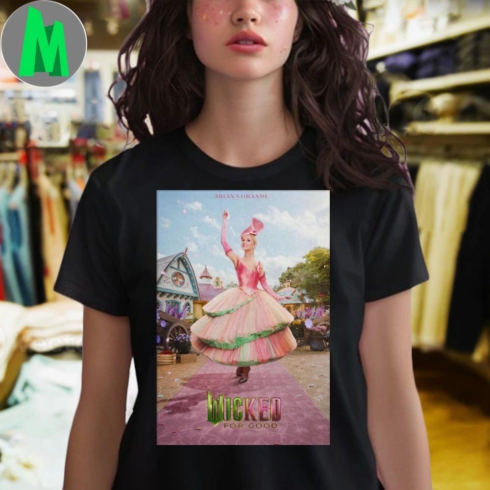 Wicked For Good Ariana Grande Poster Shirt