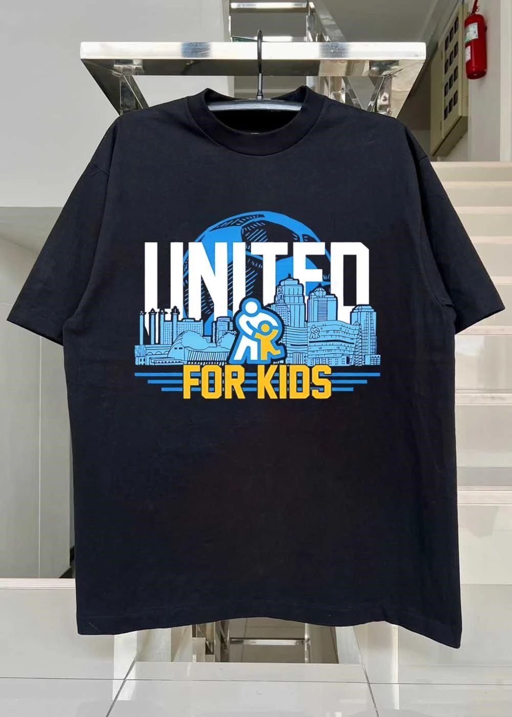 United for Kids Kansas City Skyline Soccer T-Shirt