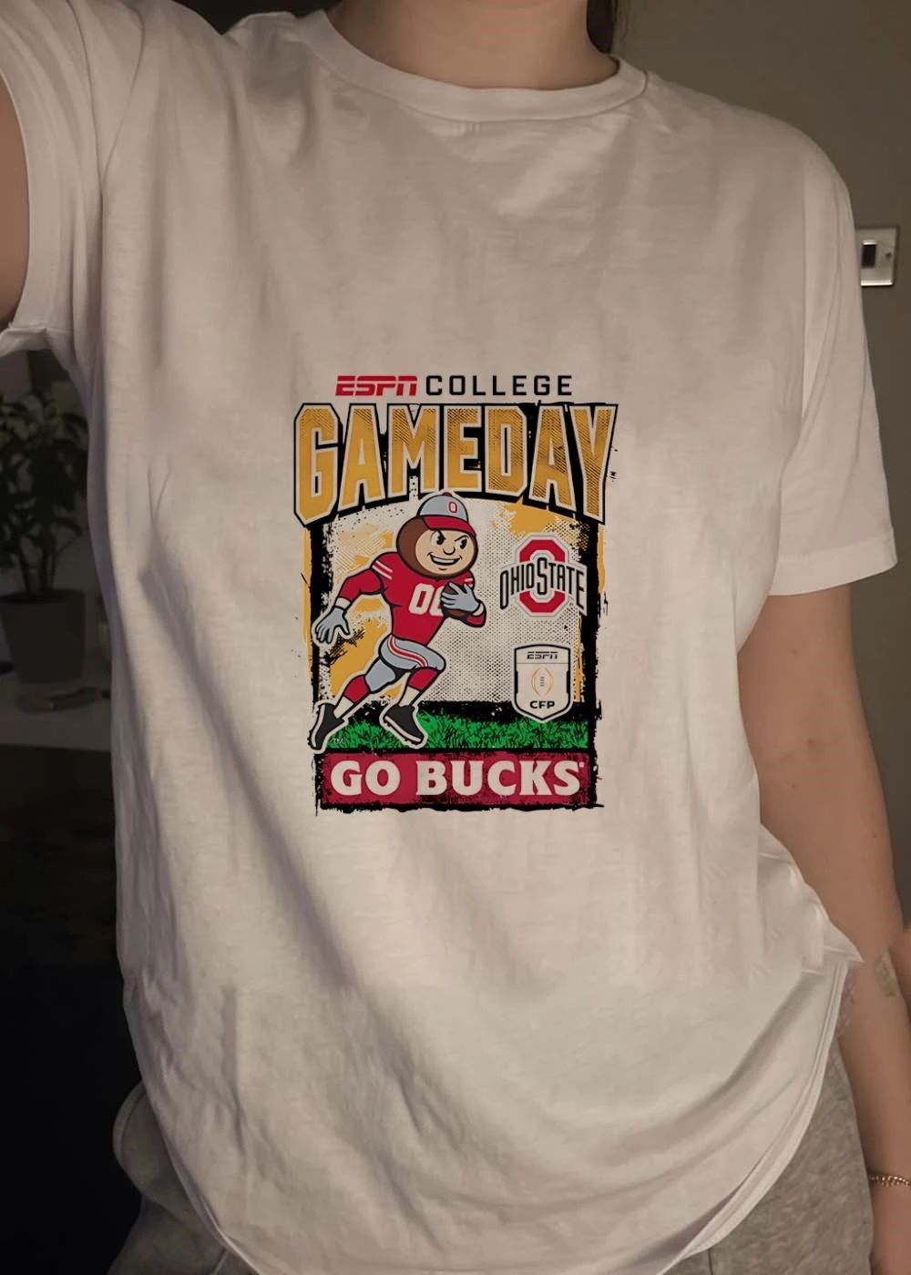 ESPN College Gameday Ohio State Brutus Buckeye Football T-Shirt