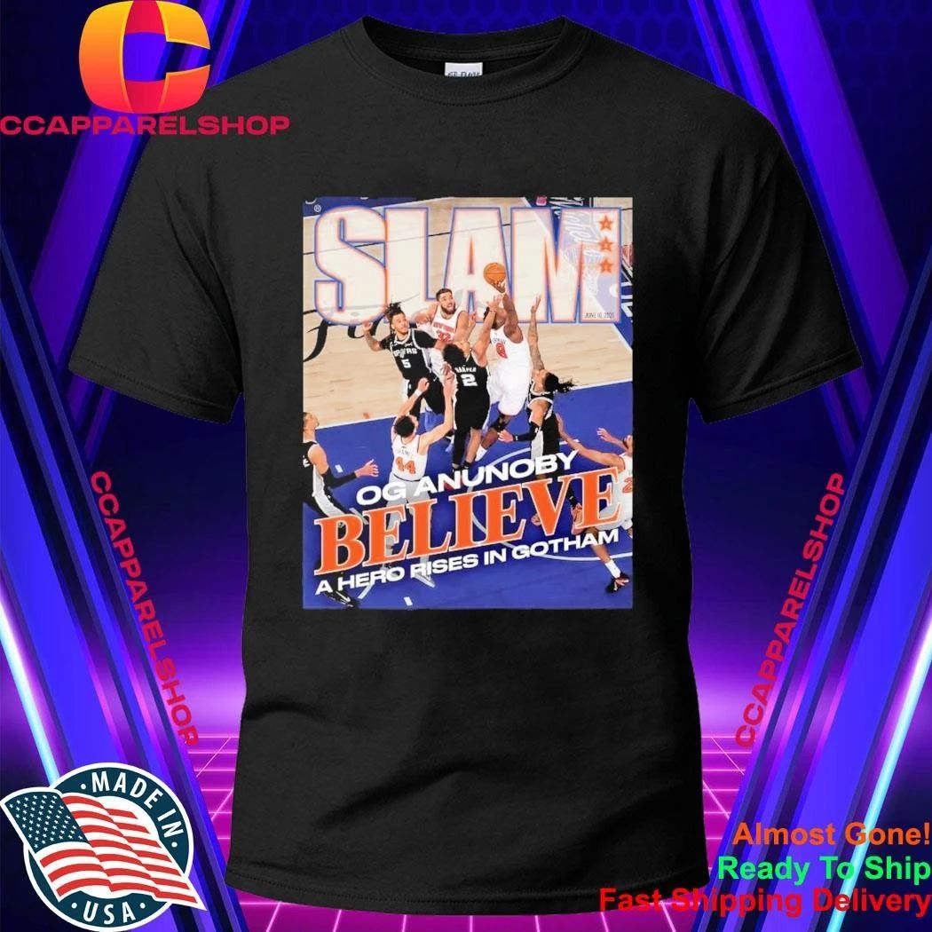 OG Anunoby Believe A Hero Rises In Gotham Shirt