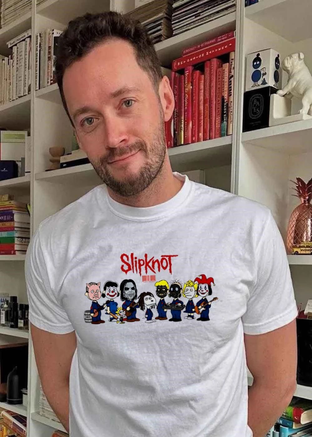 Slipknot Peanuts Characters Mashup Shirt