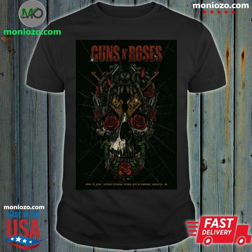 Original Guns N’ Roses Cariacica, Brazil April 12 2026 Poster Shirt