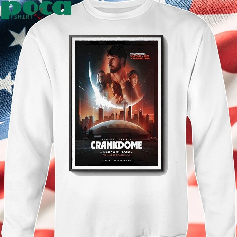 Poster CRANKDAT Mar 21 2026 Tacoma Dome shirt