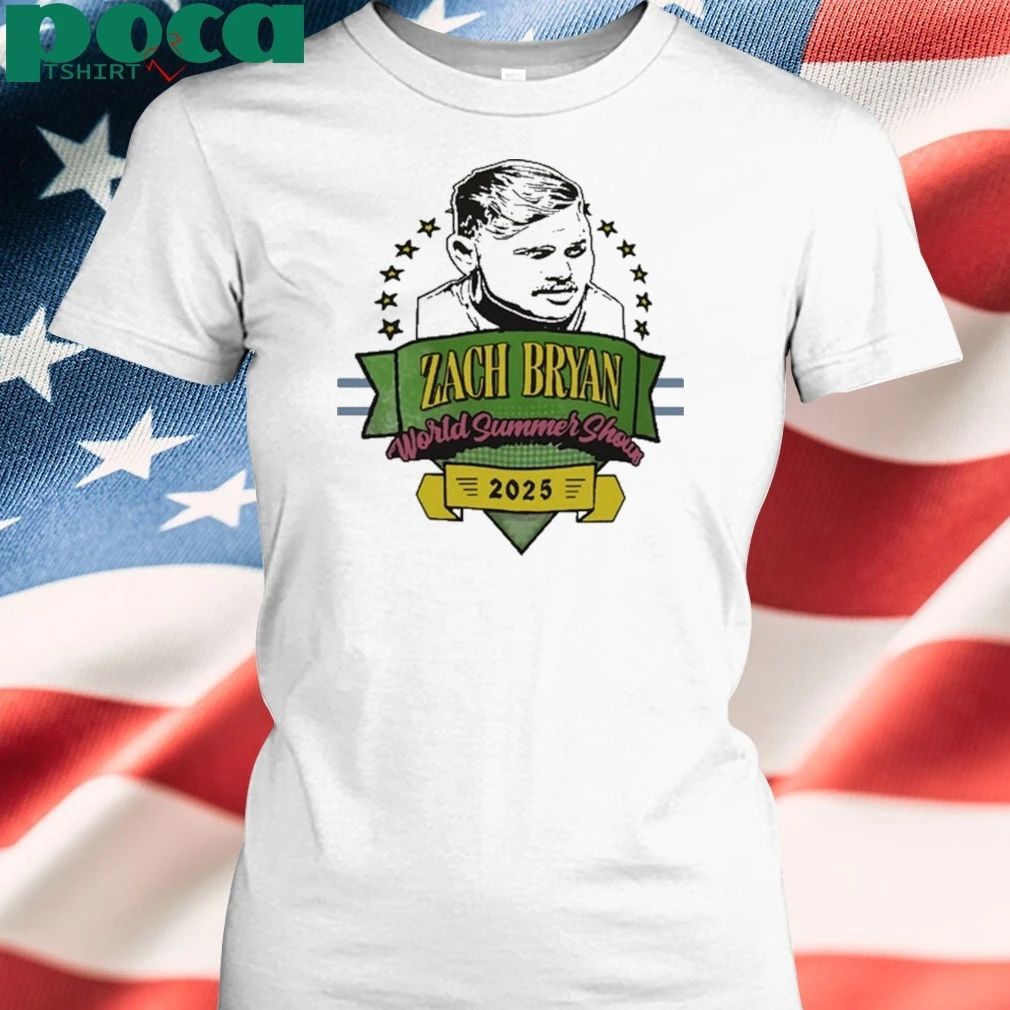 Zach Bryan 2025 London, UK World Summer Show shirt