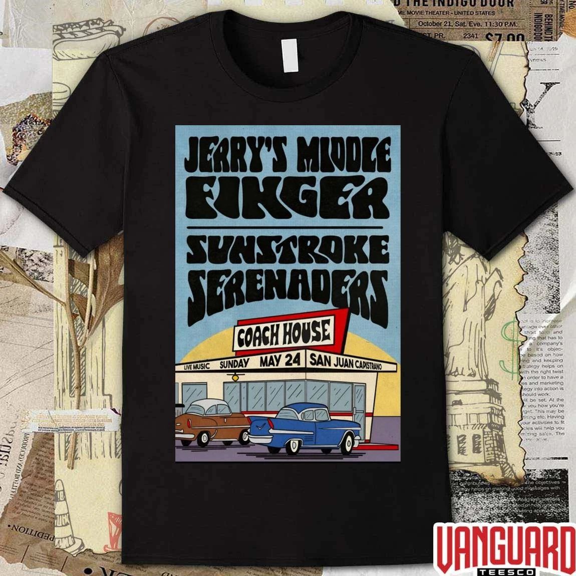 Jerry’s Middle Finger In San Juan Capistrano CA On May 24 2026 Tour Poster t-shirt