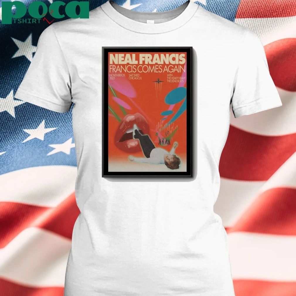 Neal Francis Nov 29, 2025 The Salt Shed. Chicago, IL Poster shirt