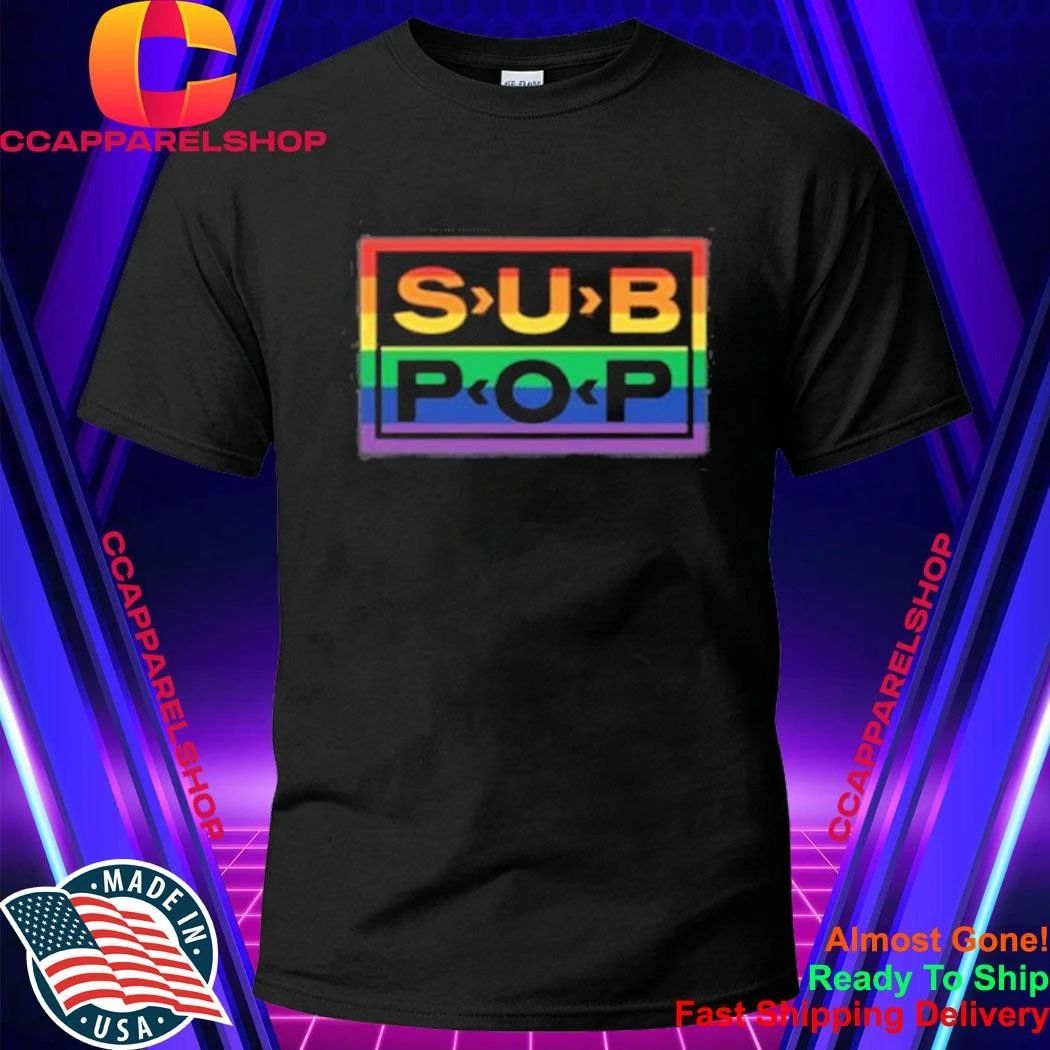 Sub Pop Logo Rainbow Shirt