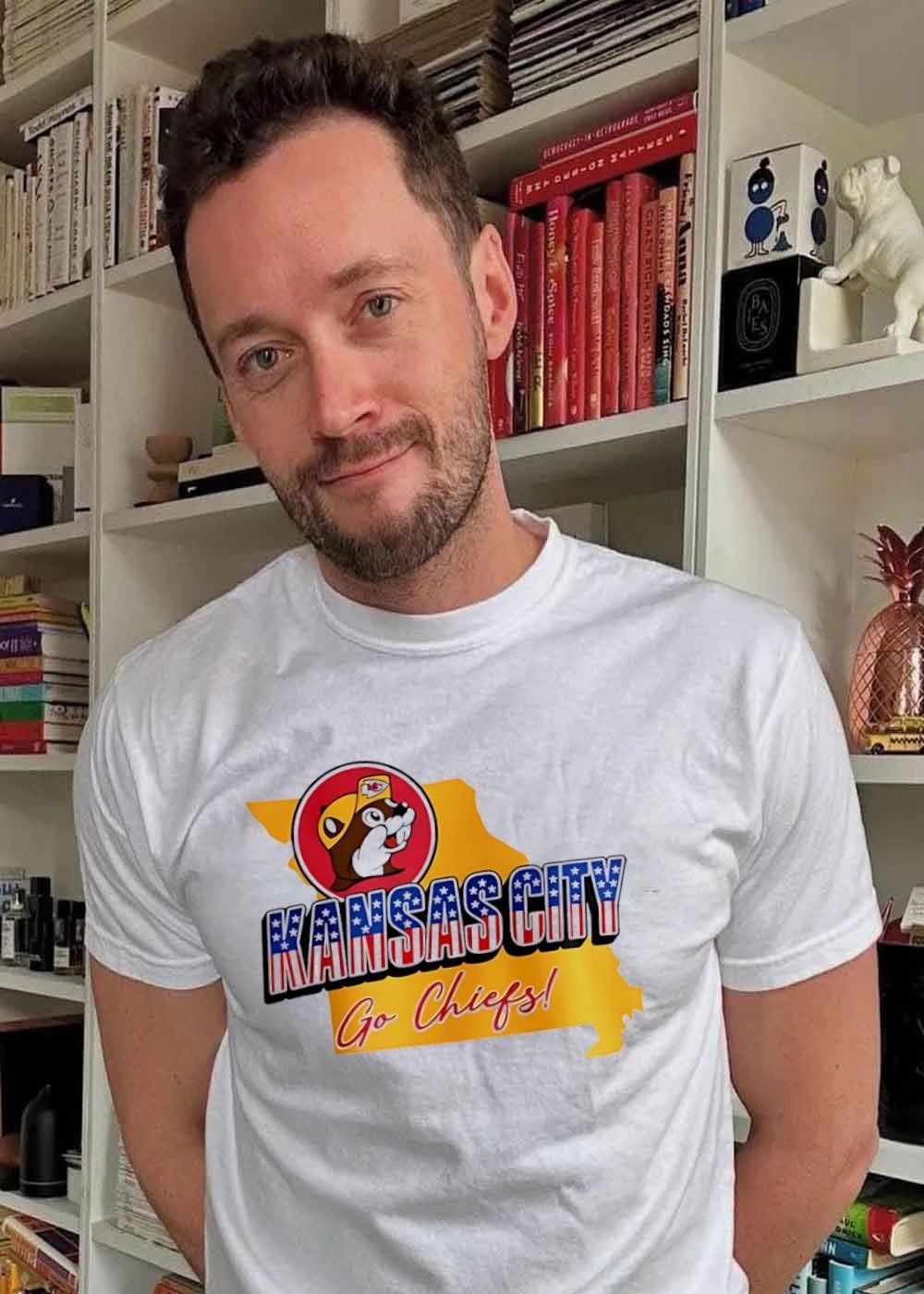Kansas City Chiefs x Buc-ee’s Patriotic map shirt