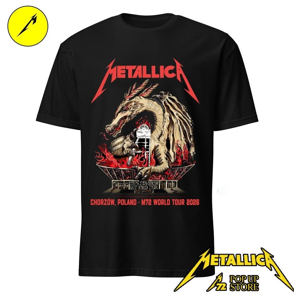 Metallica Chorzów Stadion Śląski, Poland May 9, 2026 Gojira and Knocked Loose By Karol Banach Shirt