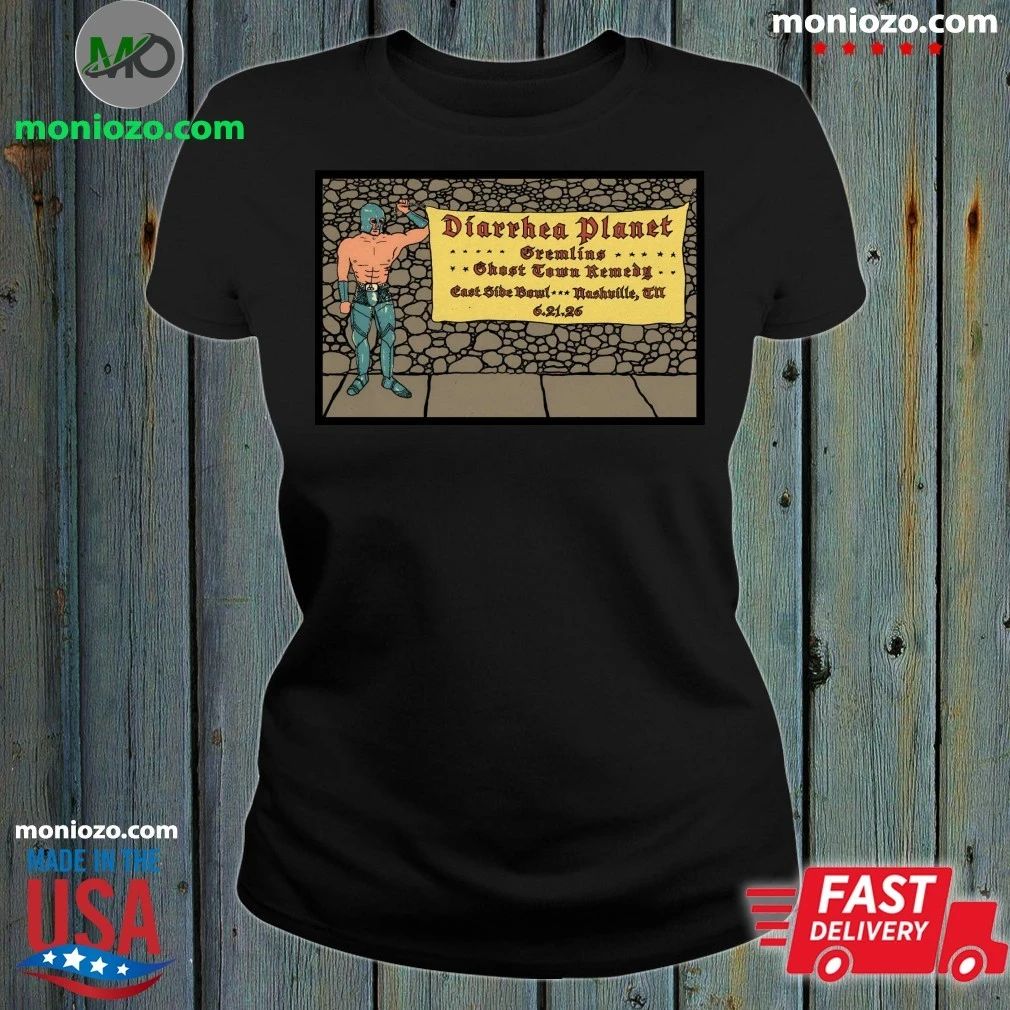 Original DIARRHEA PLANET Eastside Bowl In Nashville TN June 21 2026 Poster Shirt – Best Gift for Music Fans