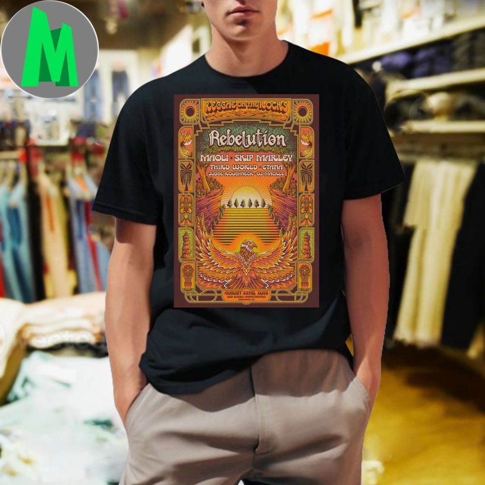 Original Rebelution Red Rocks Morrison Co Aug 22 2026 Poster Shirt