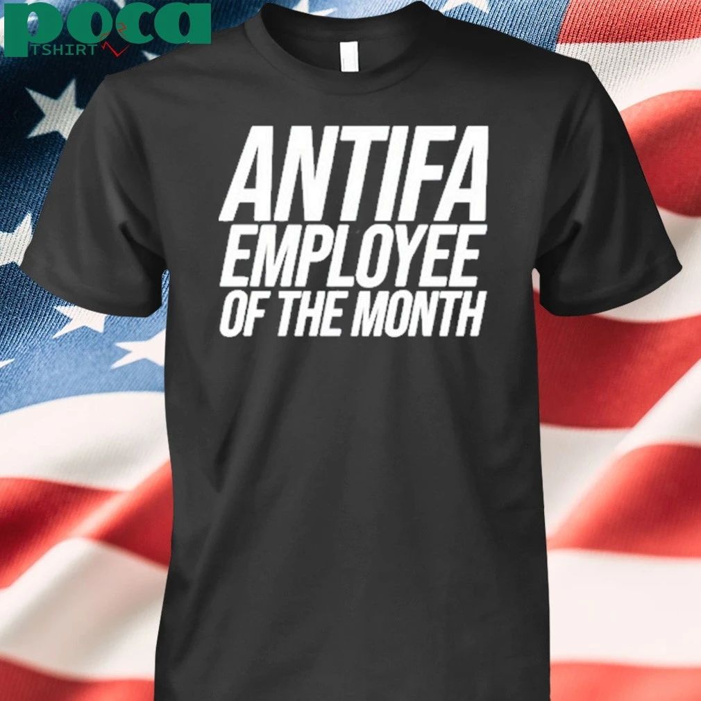 Melissa Waelchli Wearing Antifa Employee Of The Month T-shirt