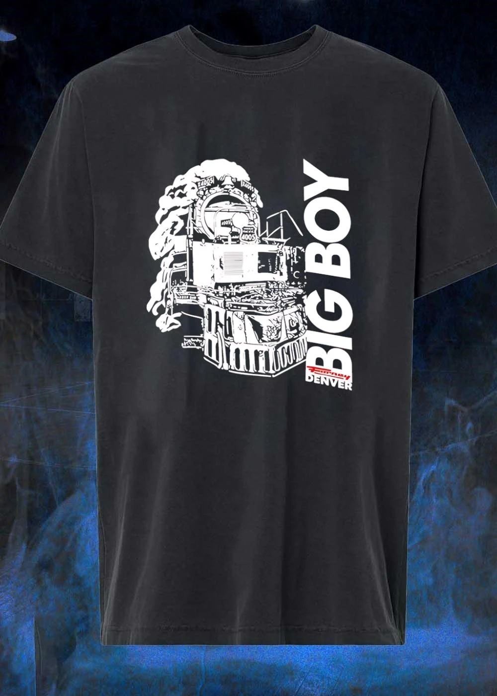 Forney Denver Big Boy Union Pacific Steam Locomotive Train T-Shirt