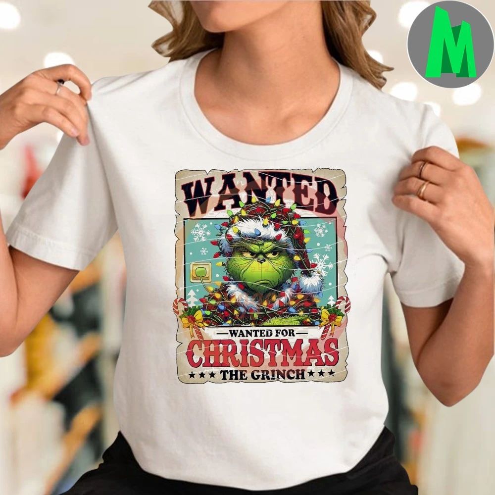 Wanted For Christmas The Grinch Christmas Shirt