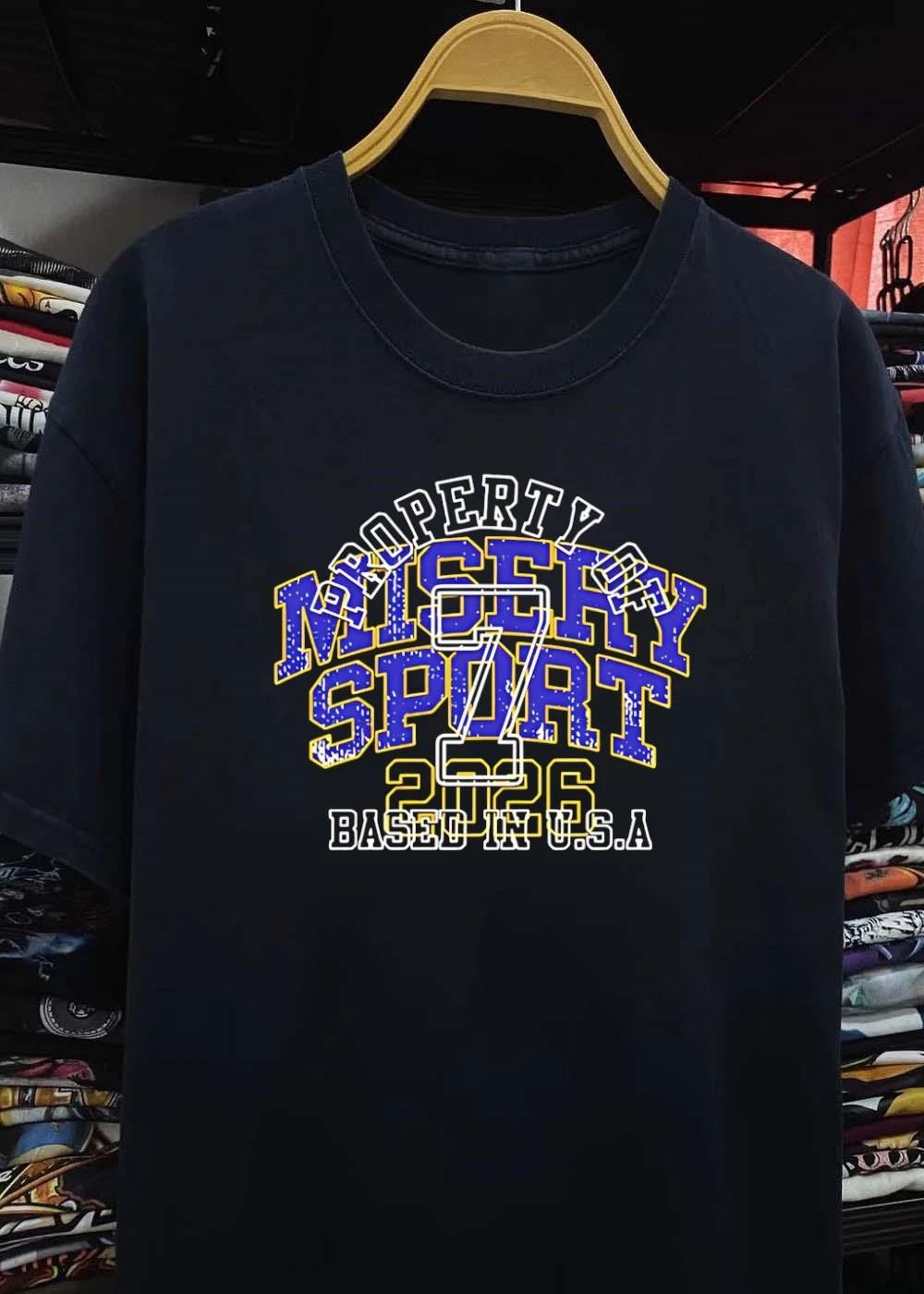 Property of Misery Sport 2026 Based in USA T-Shirt