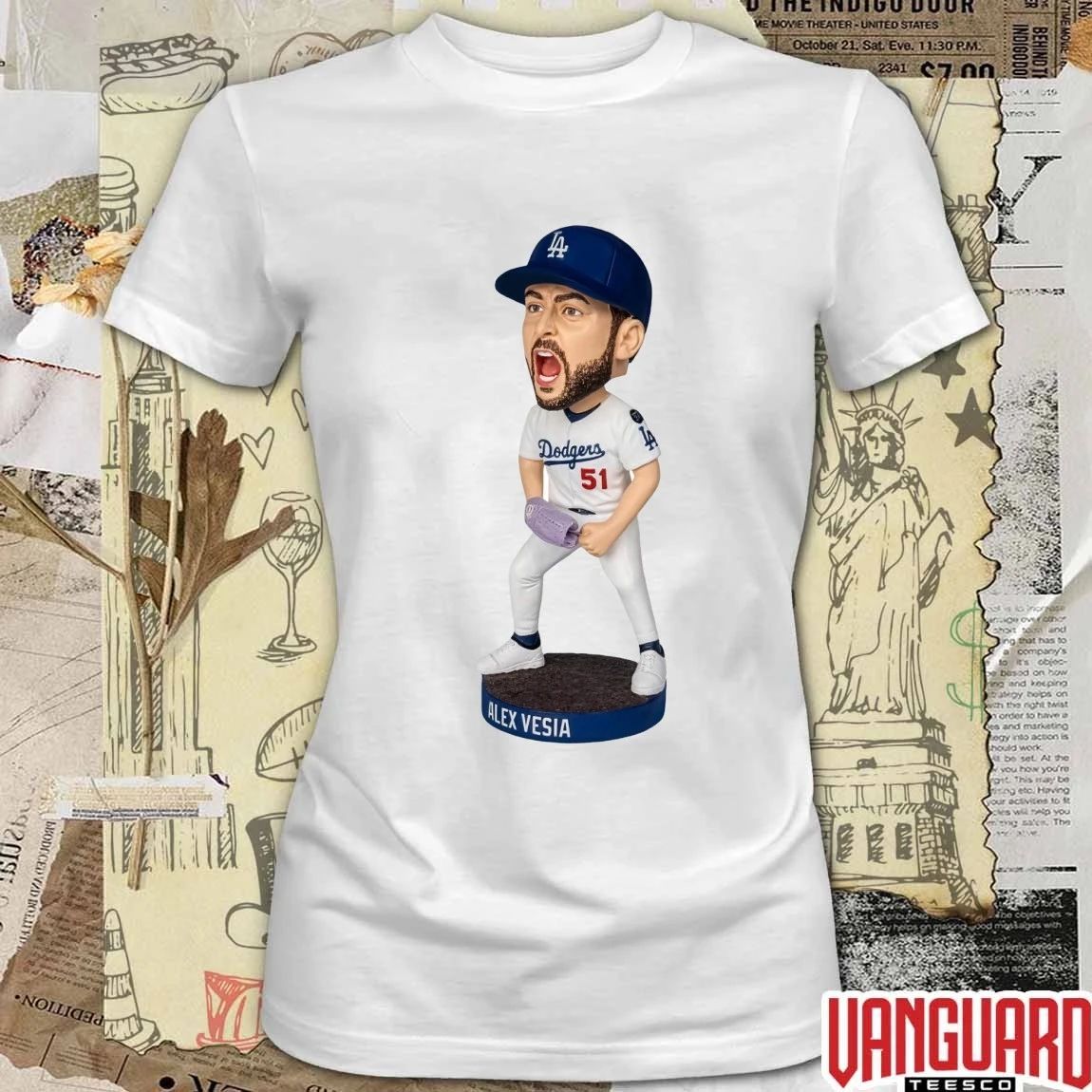 Dodgers Alex Vesia Bobblehead 2026 Giveaways t-shirt