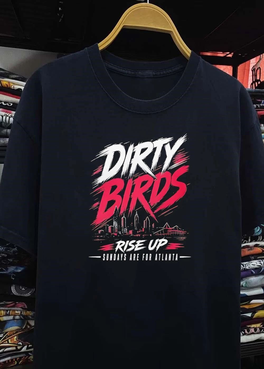 Dirty Birds Rise Up Sundays Are for Atlanta Falcons T-Shirt