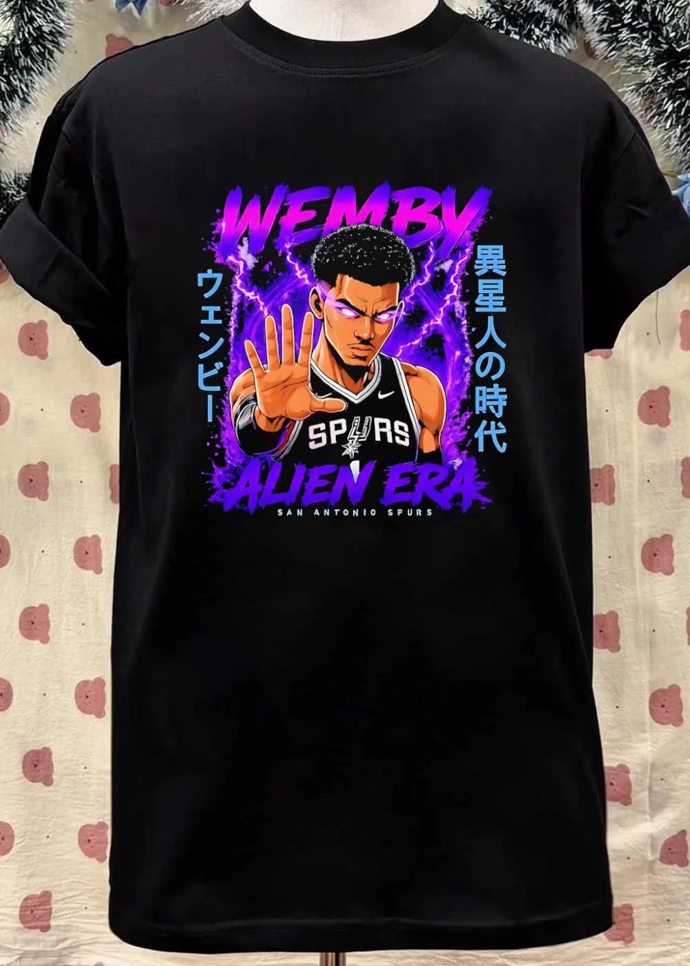 San Antonio Spurs, Alien Era, Wemby Wembanyama Iseijin no Jidai T-Shirt