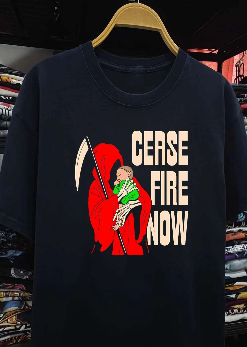 Death ceasefire now shirt