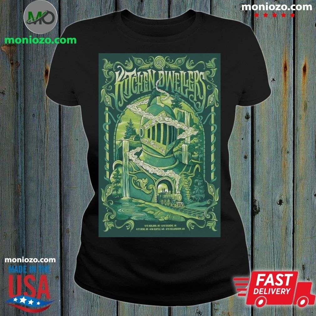 Original Kitchen Dwellers Tour April 2026 Poster Shirt