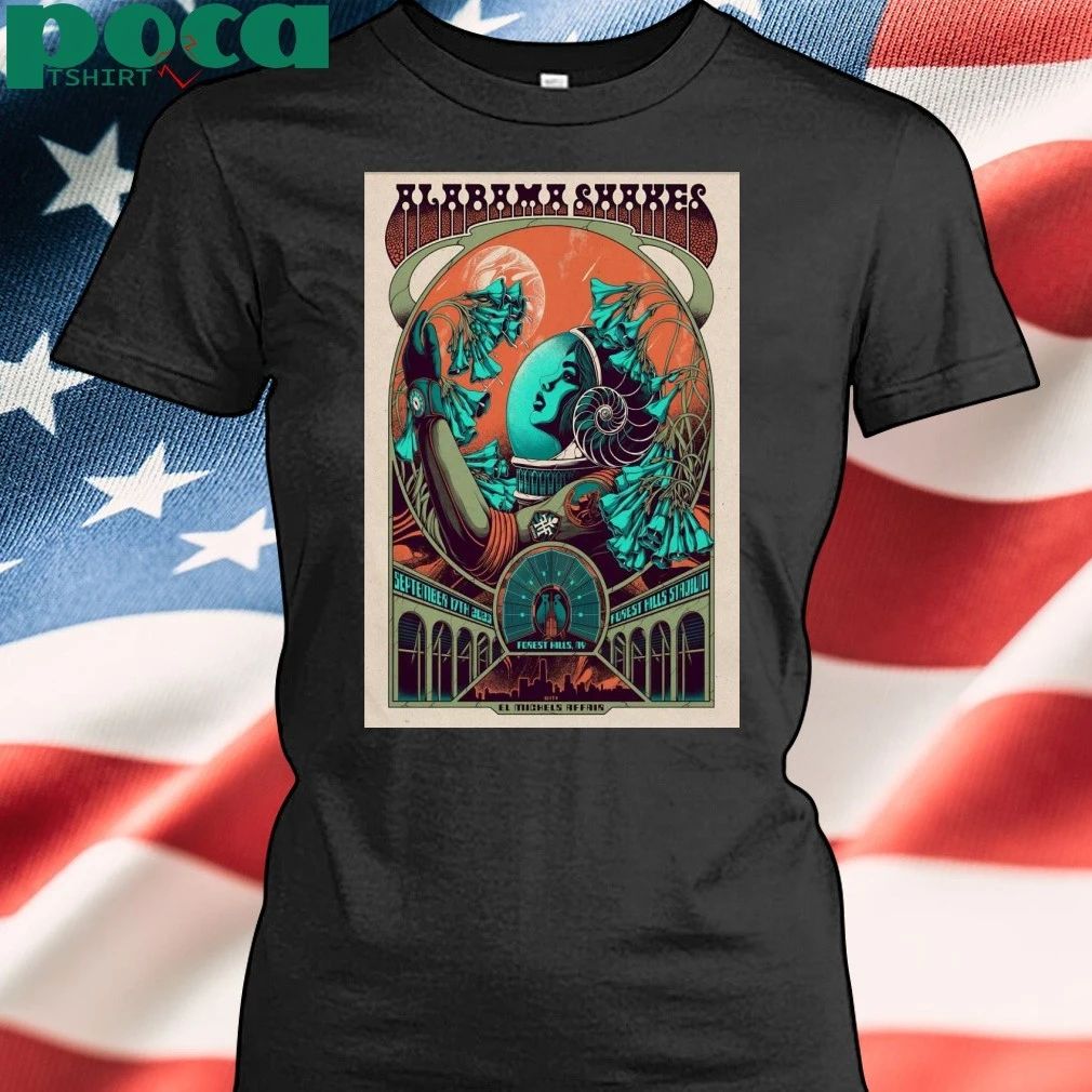 Alabama Shakes At Forest Hills Stadium On Sept 17 2025 Poster T-shirt