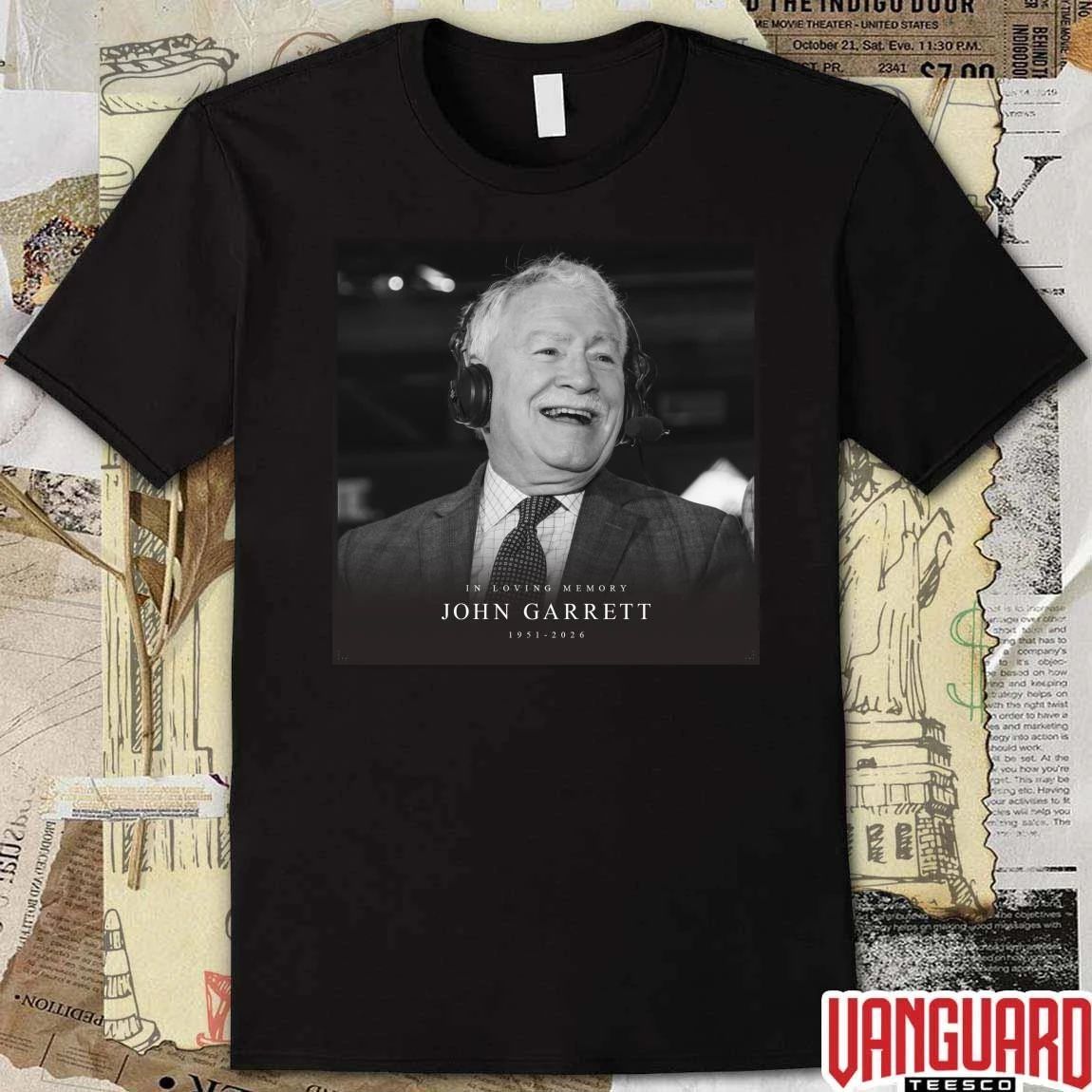 NHL Public Relations In Loving Memory John Garrett 1951 – 2026 t-shirt