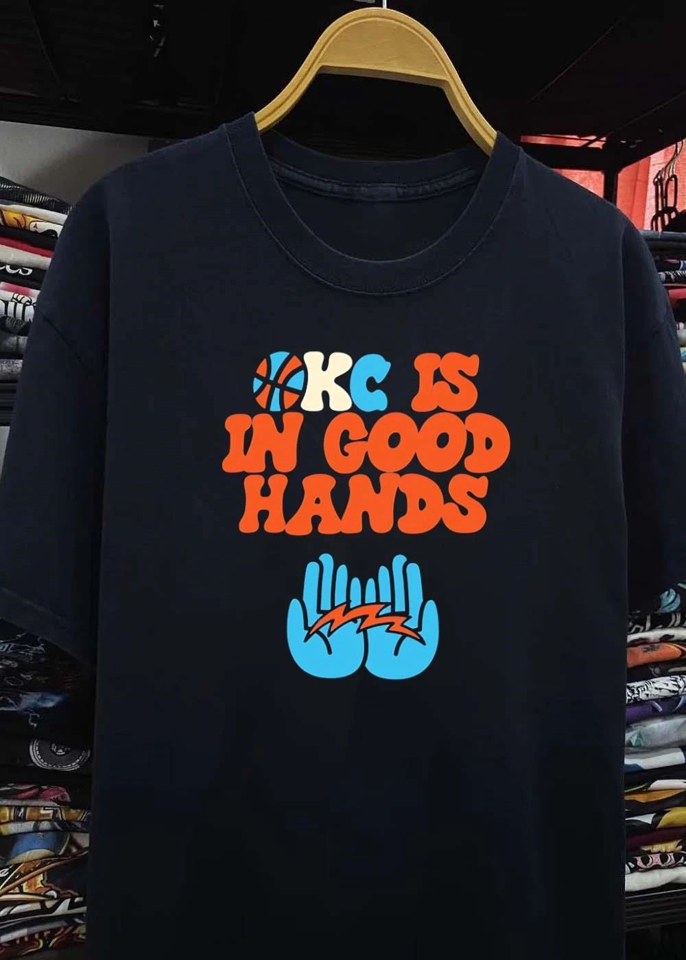 Okc Is In Good Hands Thunder Basketball Shirt