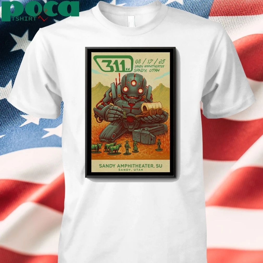 The 311 Concert Salt Lake City, Utah Aug 17 2025 Poster shirt
